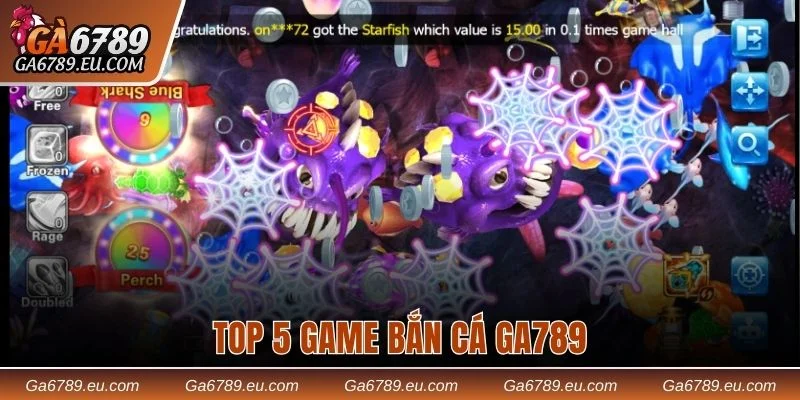 Sảnh game bắn cá Ga789 đình đám